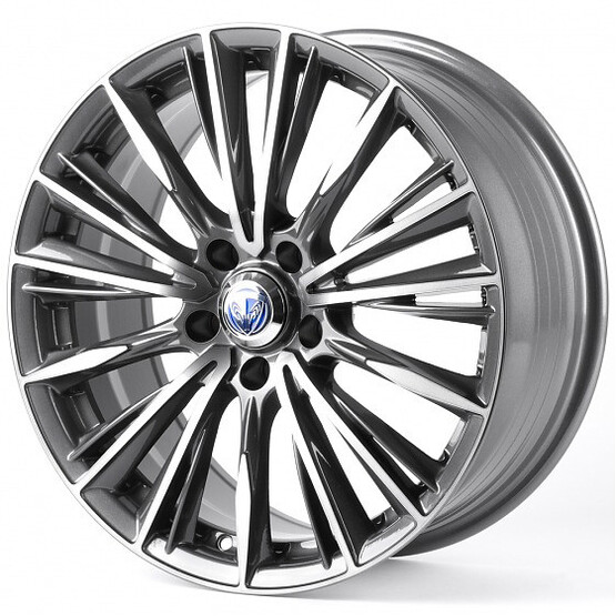 Диск Rays 1127X-Fg441 18x8 5x114.30 ET38 DIA73.10 ГРАФИТ ГЛЯНЦЕВЫЙ + ПОЛИРОВАННЫЕ СПИЦЫ + ТЕМНЫЙ ЛАК