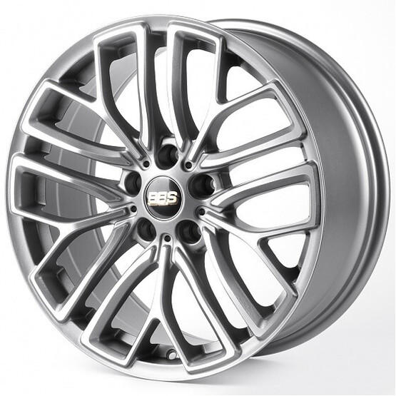 Диск Bbs 5096X-Cs242 18x8 5x114.30 ET35 DIA73.10 ГРАФИТ МАТОВЫЙ + ПОЛИРОВАННЫЕ СПИЦЫ