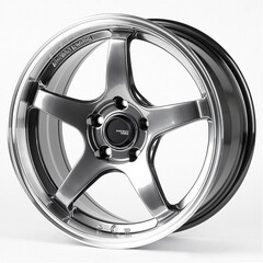 Диск Advan 1783 18x8.50 5x108 ET35 DIA73.10 СЕРЕБРО ТЁМНОЕ + ПОЛИРОВАННЫЙ ОБОД