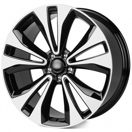 Диск Ptracing Fg837X-Sk364 22x9.50 5x120 ET45 DIA72.56 ЧЕРНЫЙ + ПОЛИРОВАННЫЕ СПИЦЫ