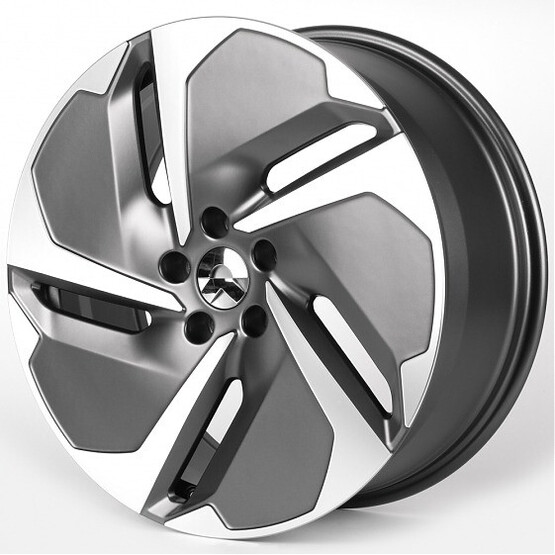 Диск Iwheel Ivf-3113 20x8.50 5x120 ET43 DIA62.50 ГРАФИТ МАТОВЫЙ + ПОЛИРОВАННЫЕ СПИЦЫ