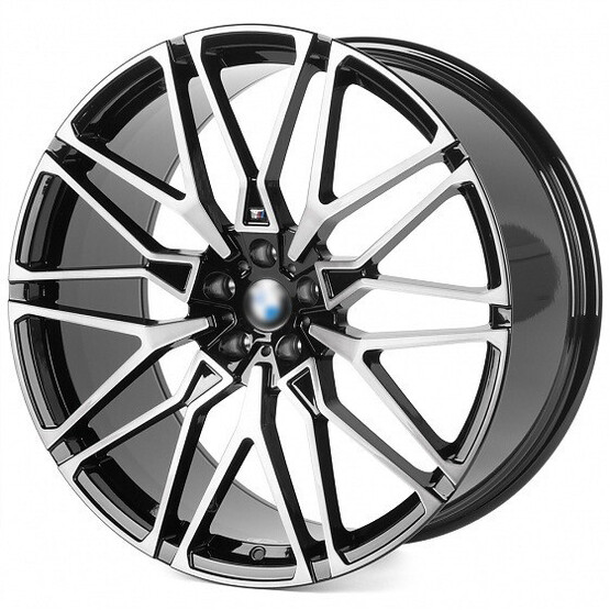 Диск Forged Sl818-Sb579 21x10.50 5x112 ET43 DIA66.60 ЧЁРНЫЙ ГЛЯНЦЕВЫЙ + ПОЛИРОВАННЫЕ СПИЦЫ + ТЕМНЫЙ ЛАК