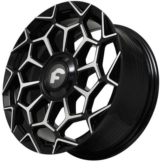 Диск Kipardo Kf65 17x7.50 4x98 ET25 DIA73.10 GLOSS BLACK MACHINED FACE