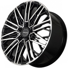 Диск Kipardo 53380J 22x10 5x150 ET45 DIA110.10 BLACK MACHINED FACE