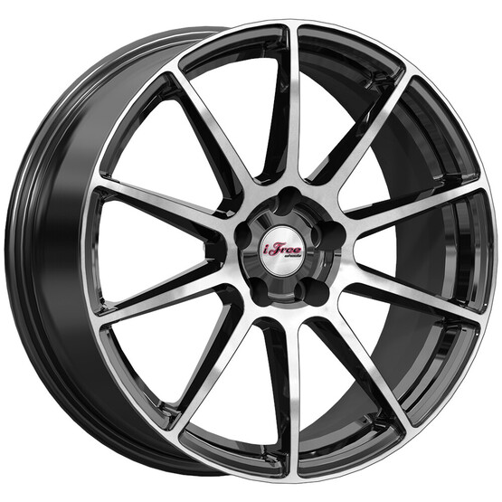 Диск Ifree Винзор 18x7 5x100 ET28 DIA57.10 БЛЭК ДЖЕК