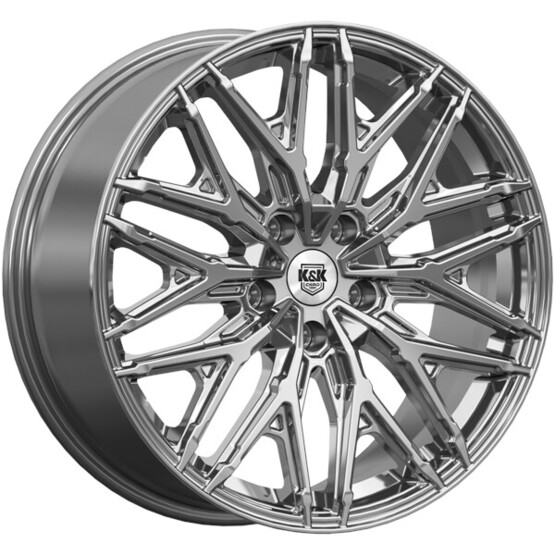 Диск K&K Клермон (Кс1156) 19x8 5x108 ET45 DIA63.35 ДАРК ПЛАТИНУМ